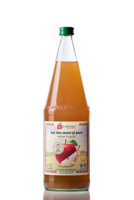 Profructta - suc 100% natural MERE SI PERE 1L